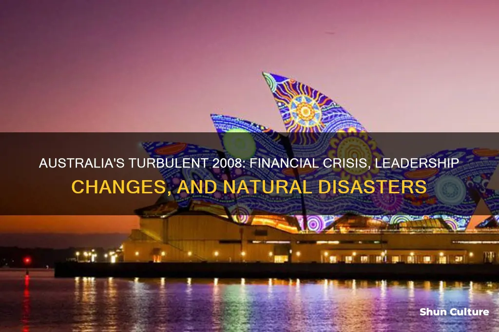 what happened in the year 2008 in australia