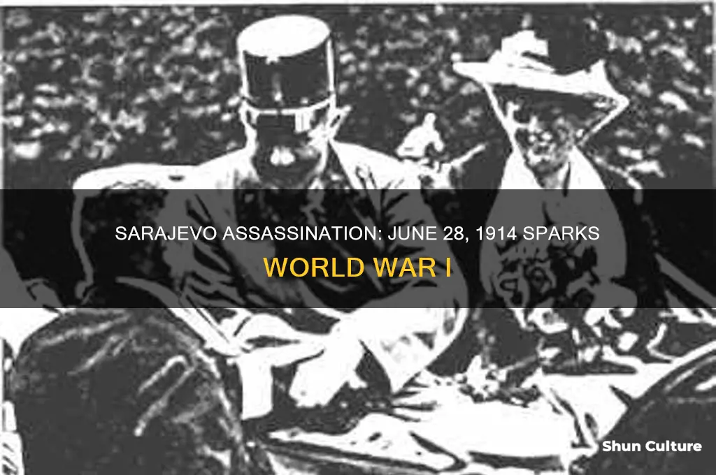 what happened on june 28 1914 in sarajevo bosnia