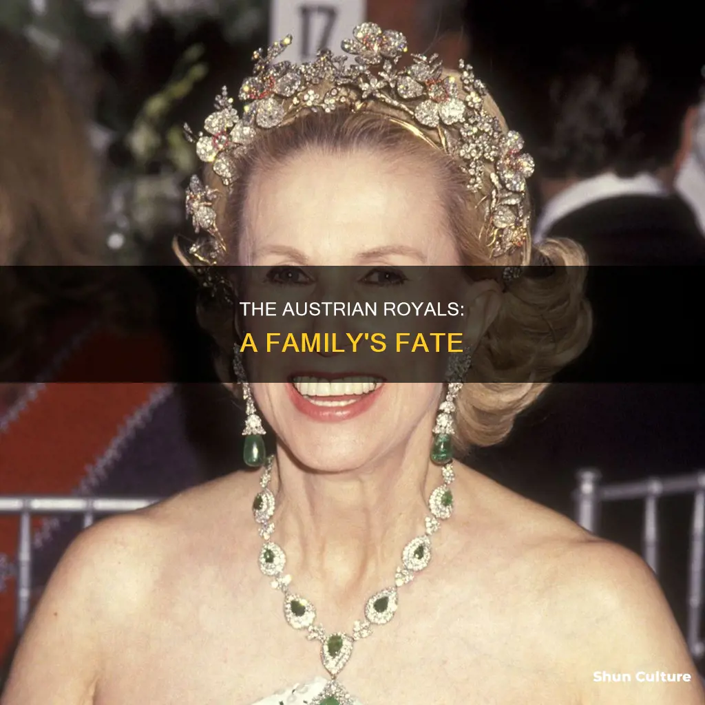 what happened to austrian royal family