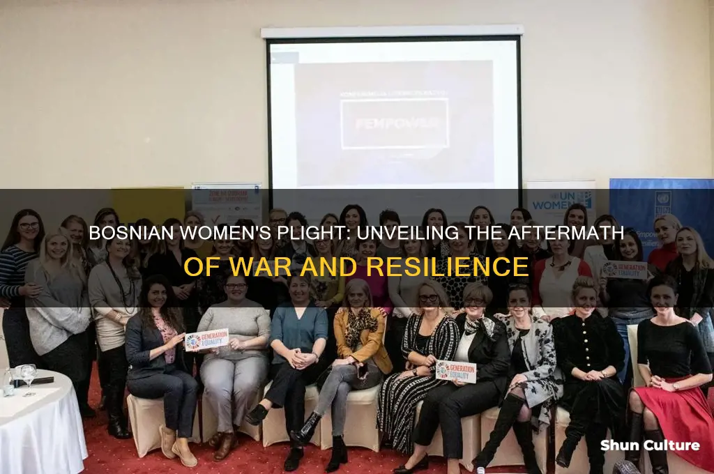 what happened to bosnian women