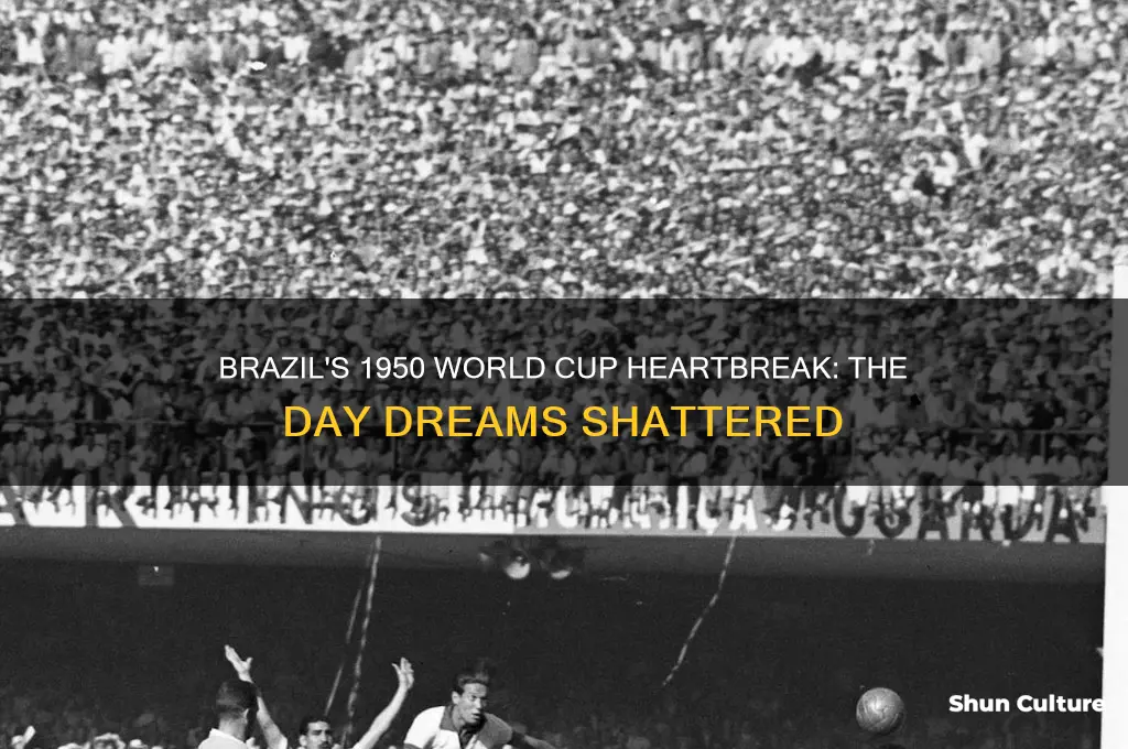 what happened to brazil in 1950 world cup