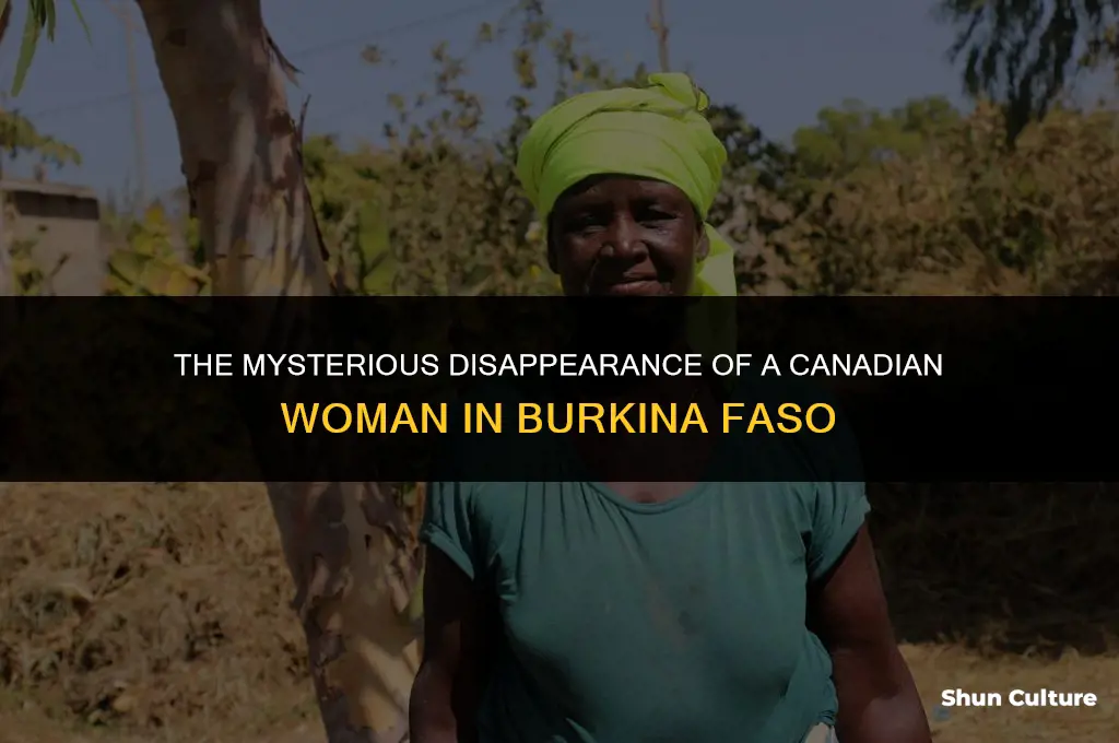 what happened to canadian woman burkina faso