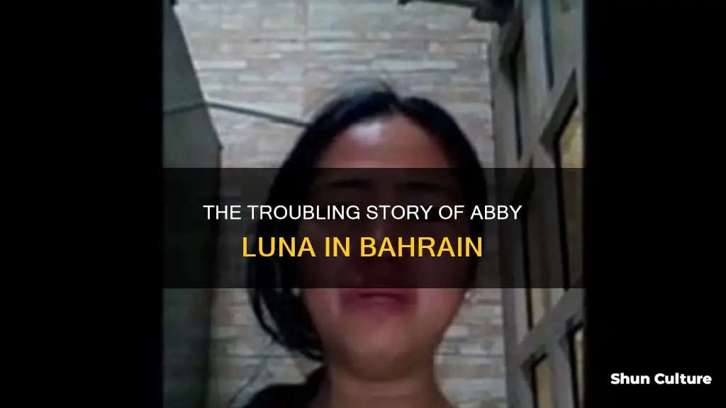 what happened to filipino maid abby luna in bahrain