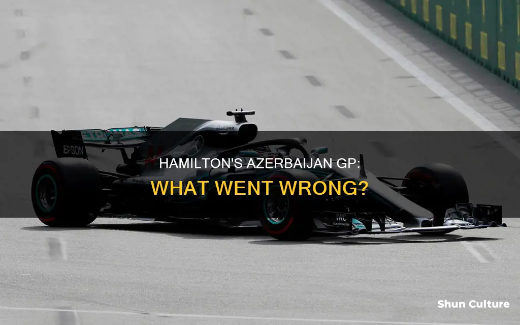 what happened to hamilton at azerbaijan