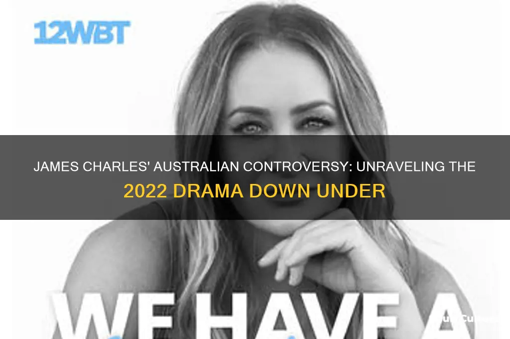 what happened to james charles last year in australia