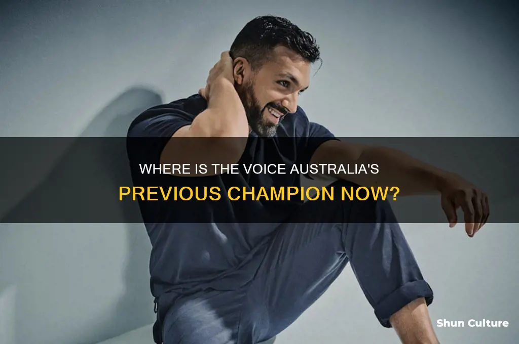 what happened to last years winner of the voice australia