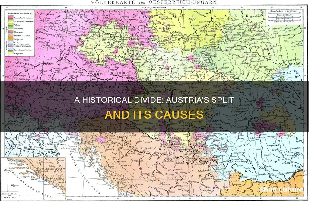 what happened to make austria split up