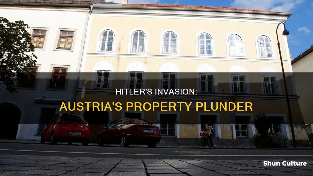 what happened to property in austria when hitler invaded