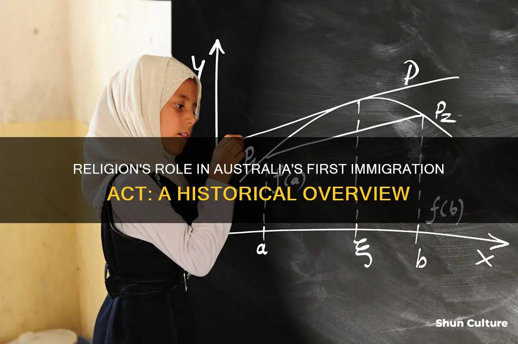 what happened to religion during the first immigration act australia