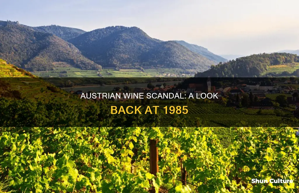 what happened to the austrian wine industry in 1985
