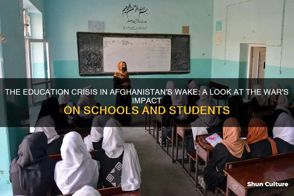 what happened to the schools in afghanistan war