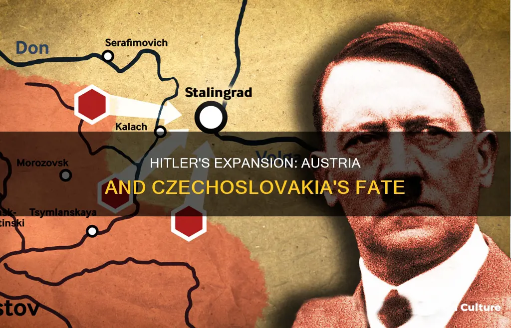 what happened when hitler expanded into austria and czechoslovakia