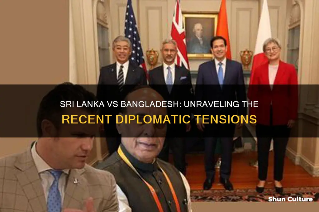 what happened with sri lanka and bangladesh