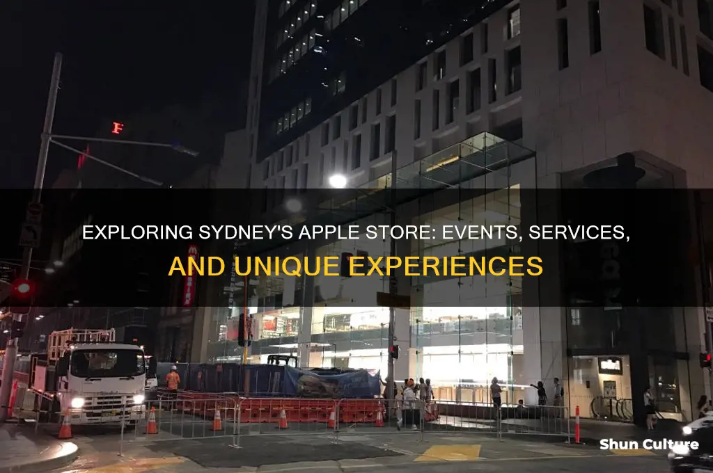 what happens at the sydney australia apple location