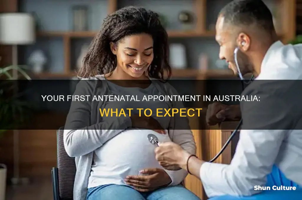 what happens at your first antenatal appointment australia