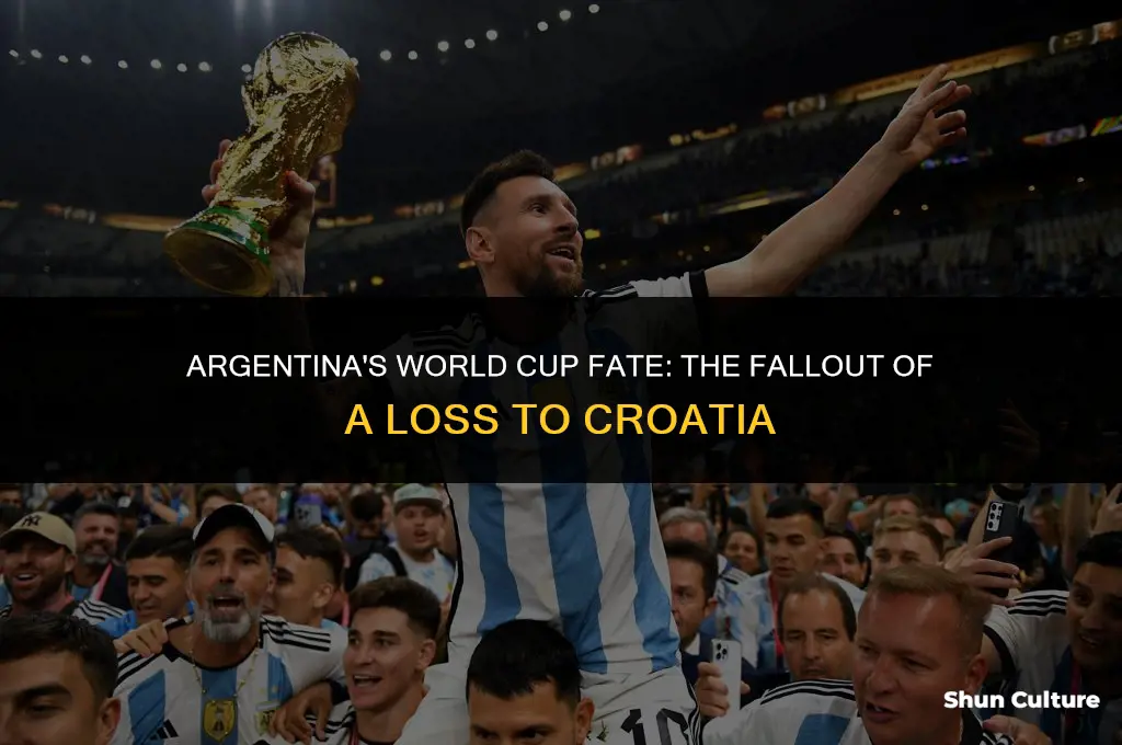 what happens if argentina loses vs croatia