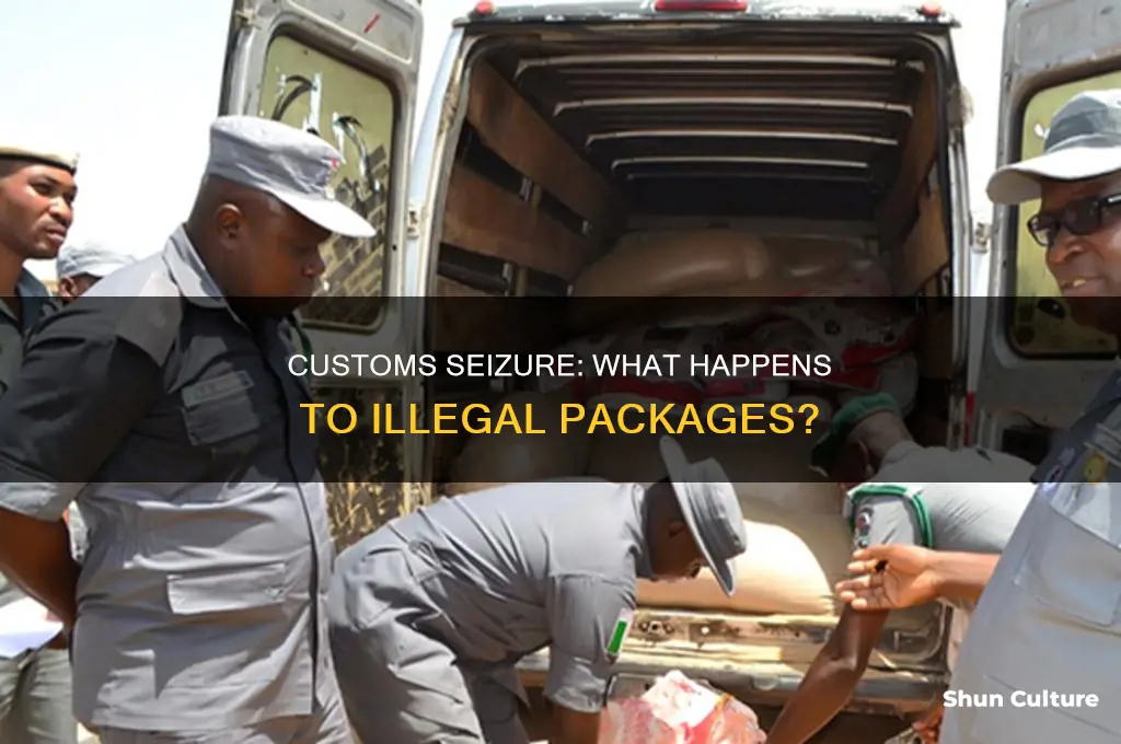 what happens if australian customs seizes an illegal package