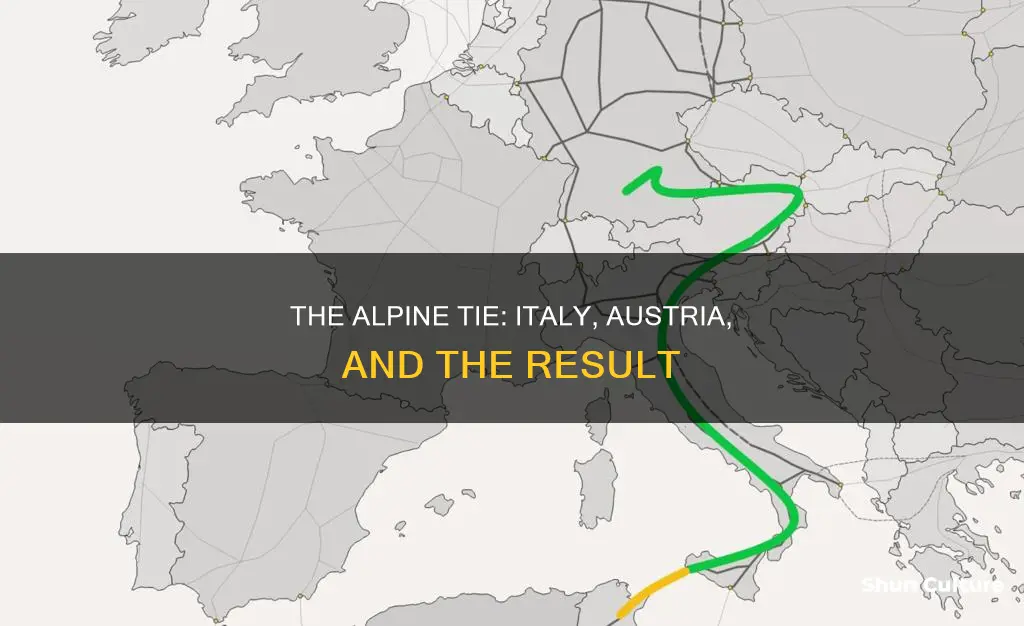 what happens if italy and austria tie