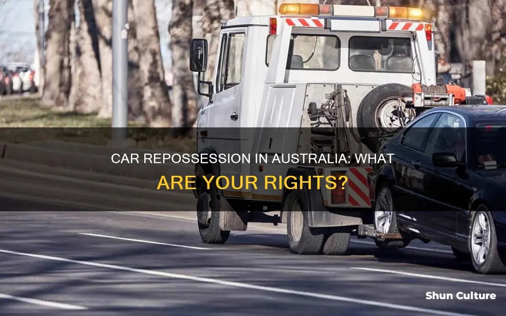 what happens if my car is repossessed australia