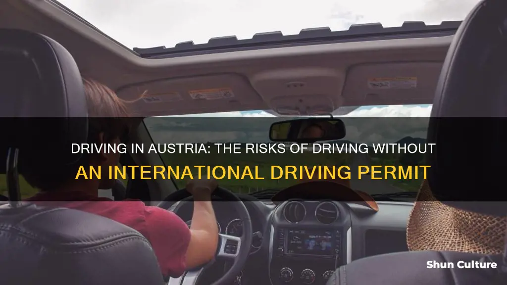 what happens if you drive in austria without an idp