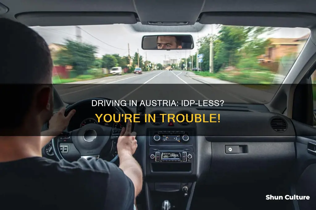 what happens if you drive in austria without an idp