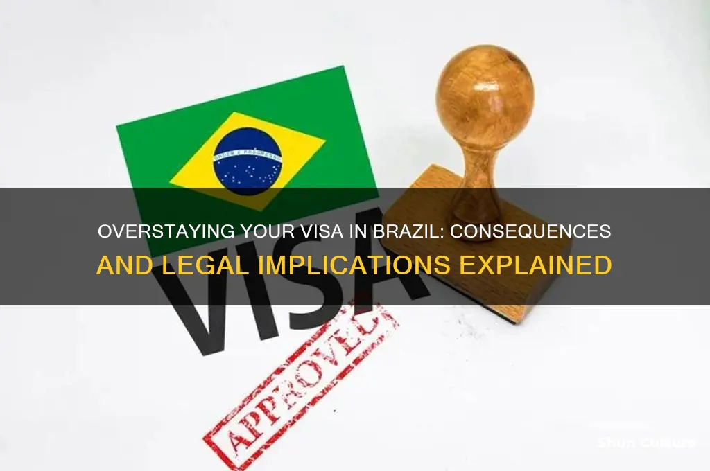 what happens if you overstay your visa in brazil