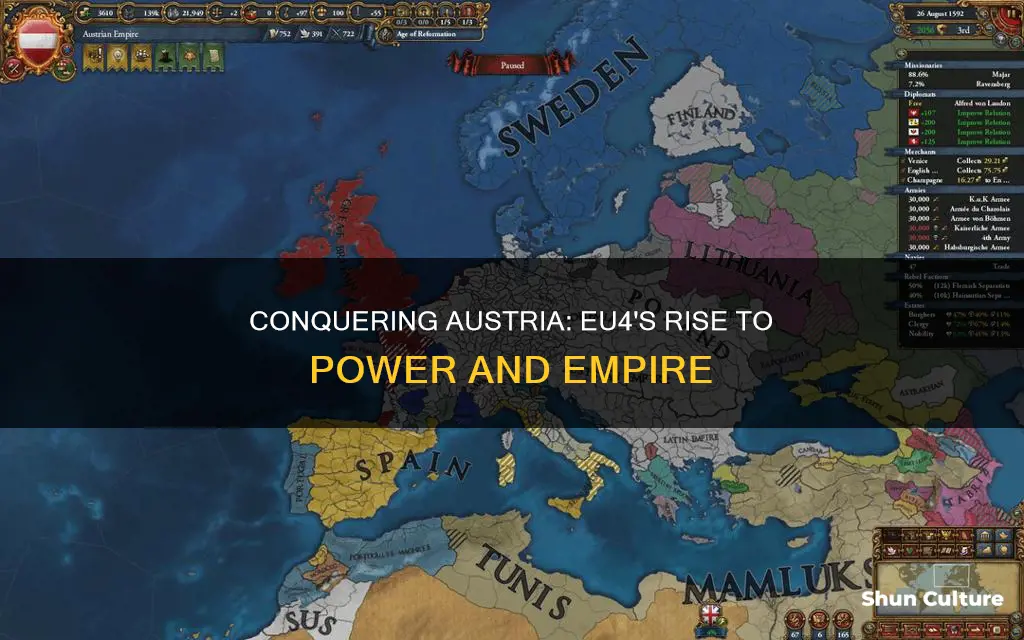 what happens if you take over austria eu4