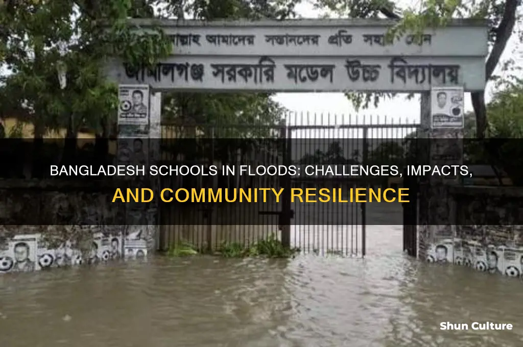 what happens when it floods in schools in bangladesh
