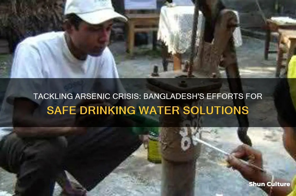 what has been done to help arsenic water in bangladesh