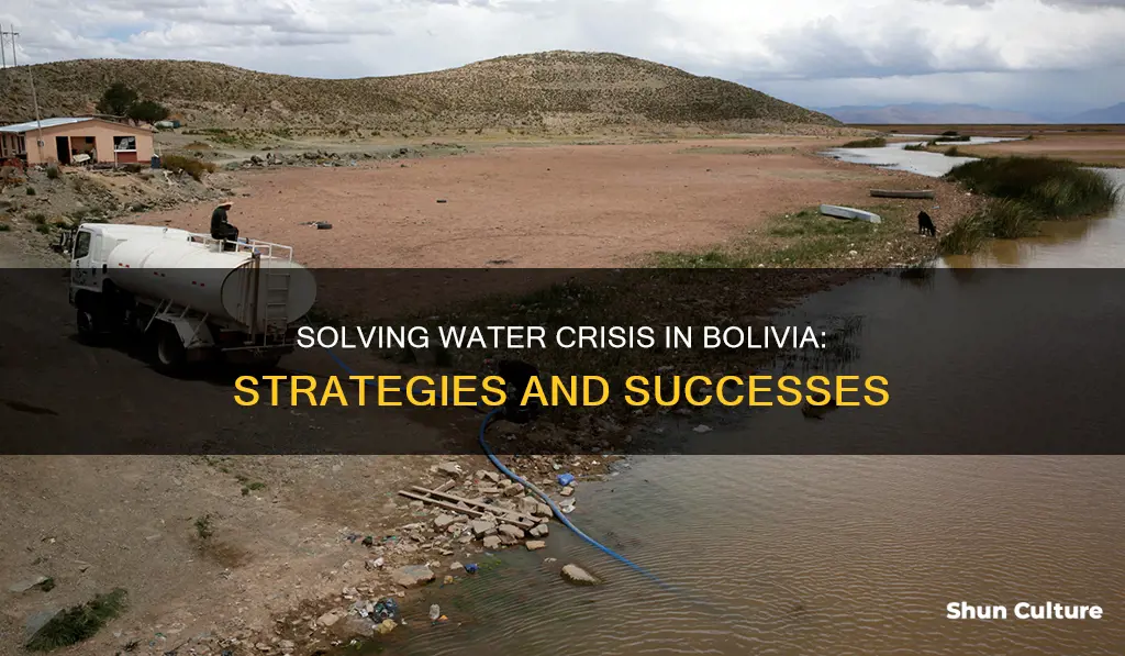 what has helped the water problem in bolivia