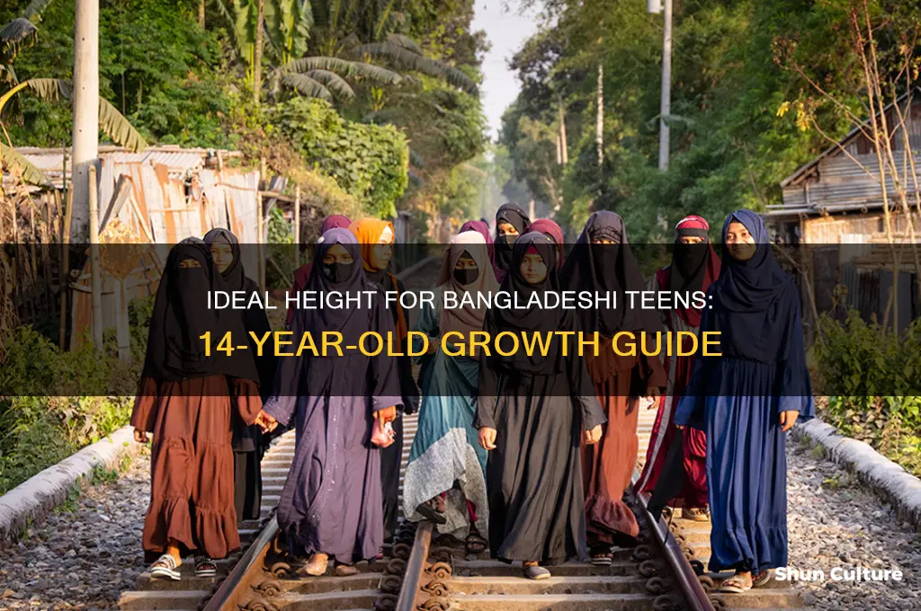 what height should a fourteen year old have in bangladesh