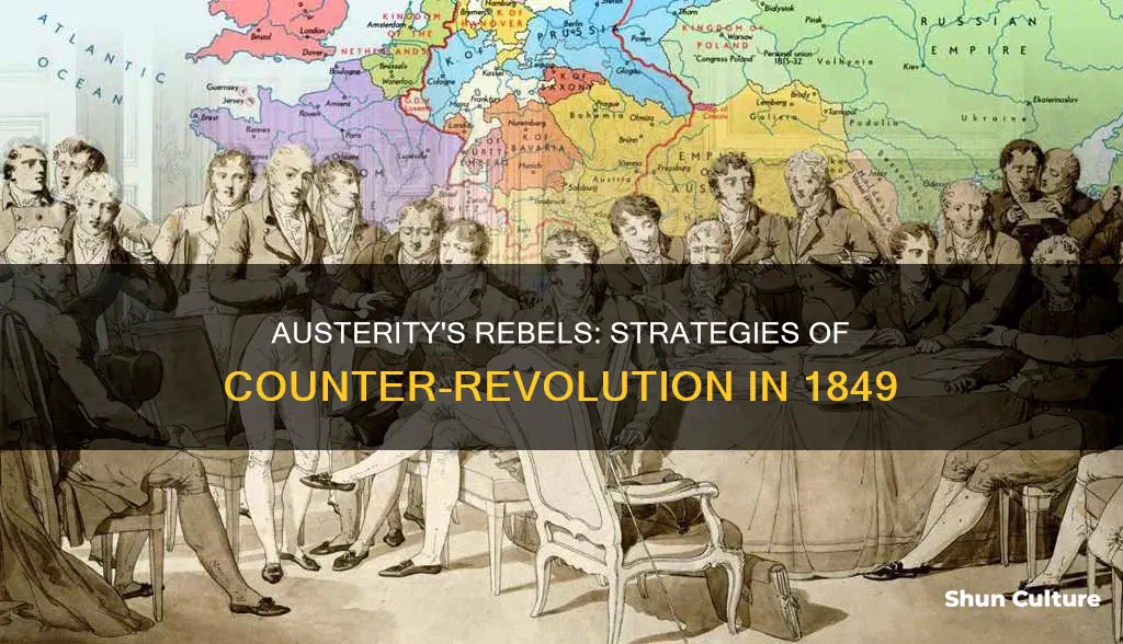 what helped counter revolutionaries in austria 1849