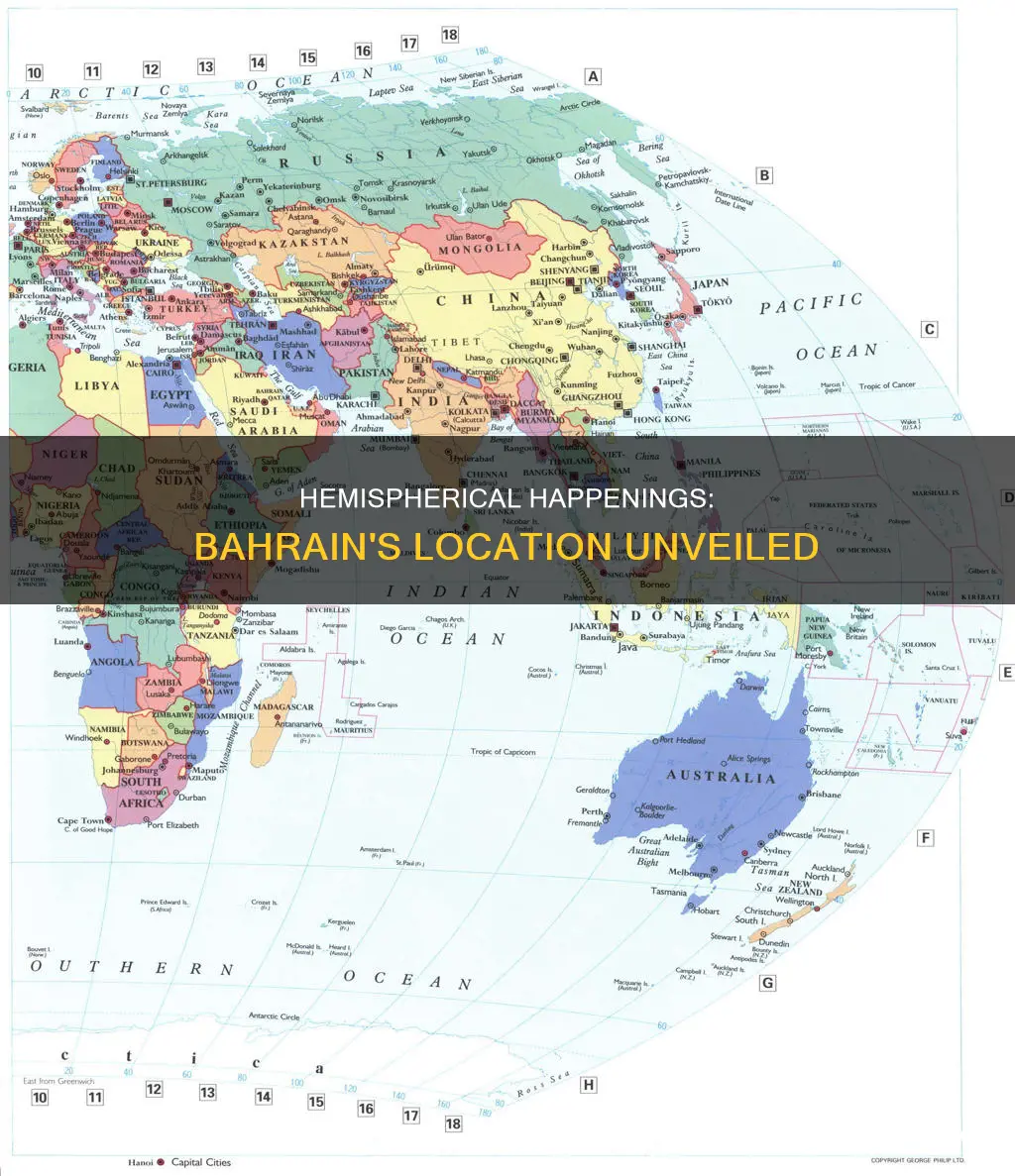 what hemisphere is bahrain in