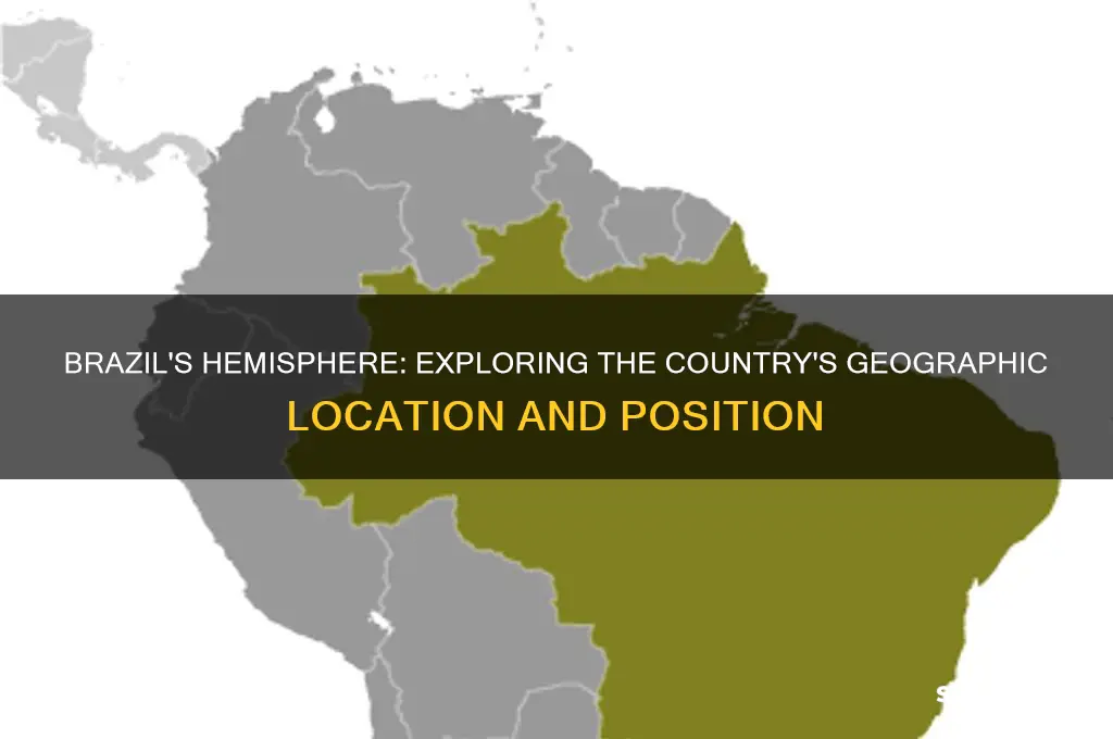 what hemisphere is brazil located in
