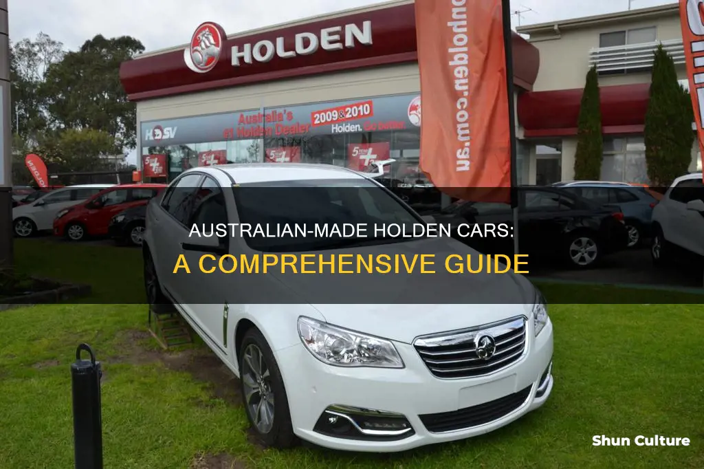 what holden cars are made in australia