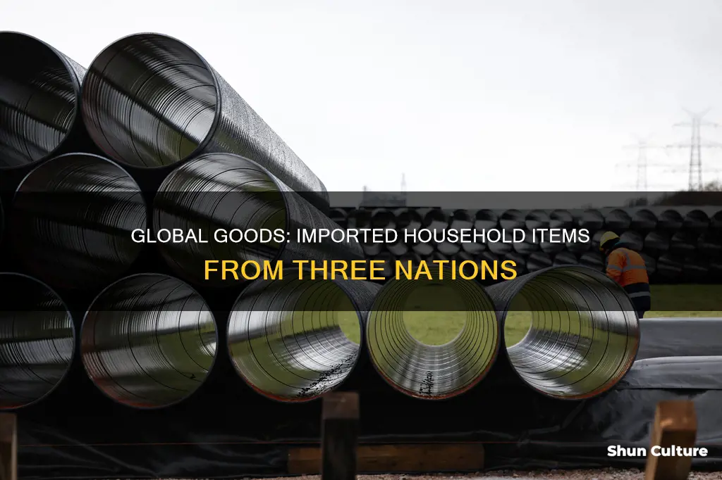 what household items are imported from swaziland germany and austria