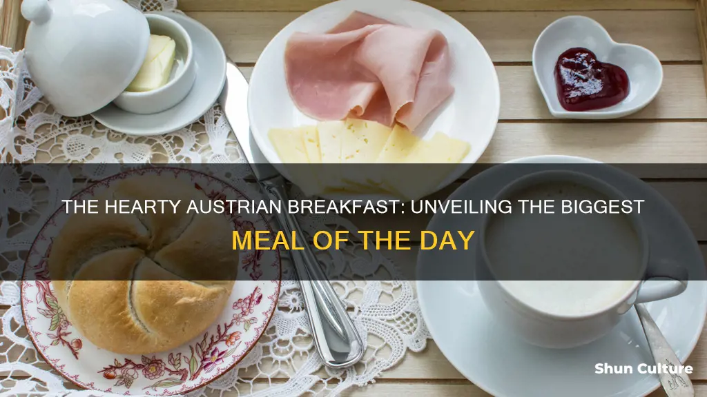 what iis the biggest meal of the day in austria