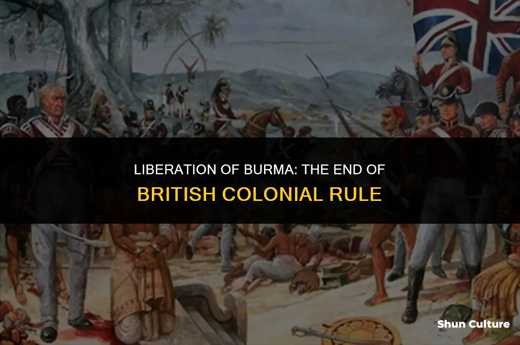what imperial power was burma liberated from