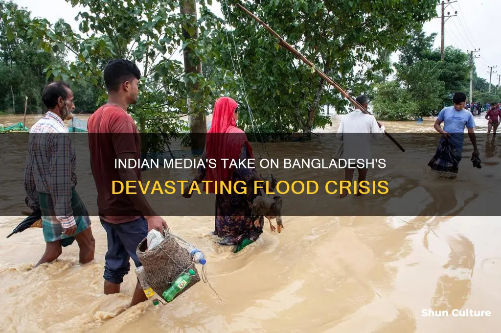 what indian newspaper says about bangladesh flood
