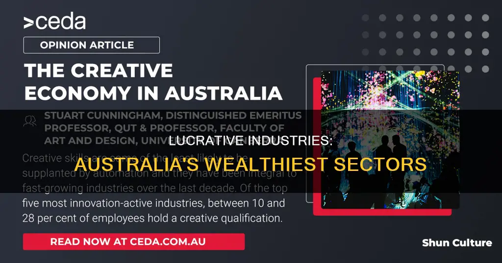 what industry makes the most money in australia