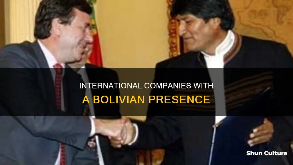 what international companus have a presence in bolivia