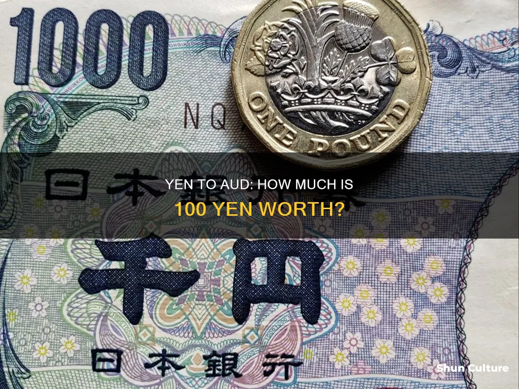what is 100 yen in australian dollars
