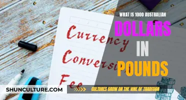 Converting Australian Dollars to Pounds: How Much is it Worth?