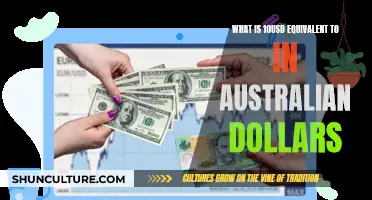 The Equivalence: 10 USD to Australian Dollars