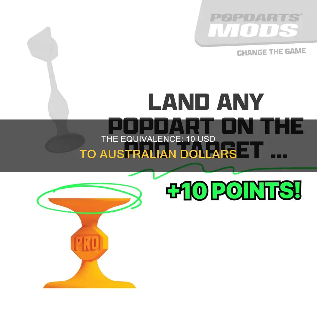 what is 10usd equivalent to in australian dollars