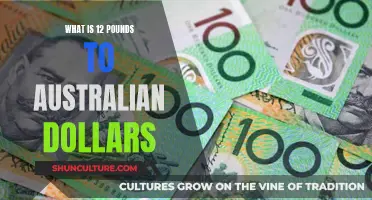 Converting Currency: 12 Pounds to Australian Dollars