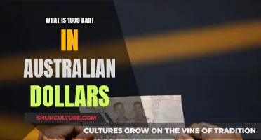 Converting Thai Baht to Australian Dollars: How Much?