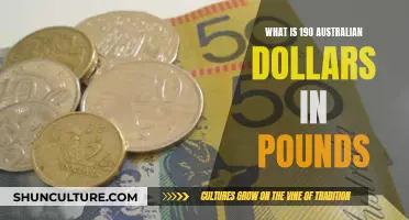 Converting Australian Dollars to British Pounds: How Much?
