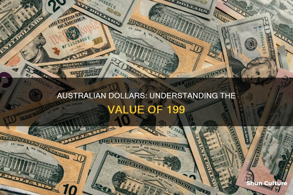 what is 199 in australian dollars