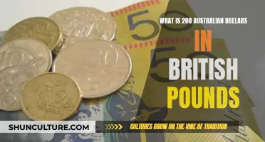 Converting Australian Dollars to British Pounds: How Much?